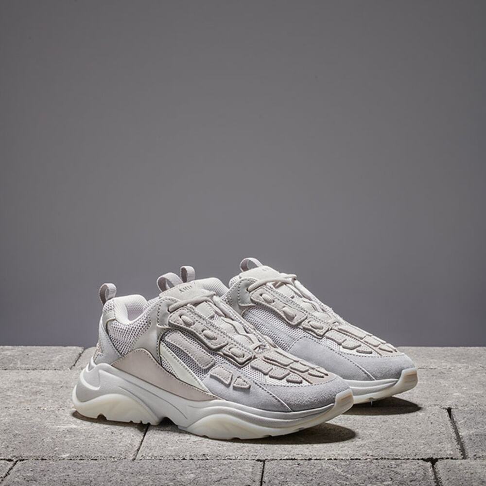 AMIRI Bone Runner Sneakers Gray Sz 12 $895